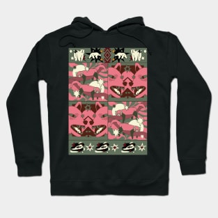 Bears, foxes, pandas and birds Hoodie